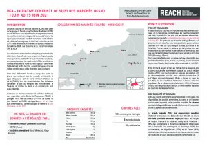 Joint Market Monitoring Initiative (JMMI) factsheet, Central African Republic – Mid-june 2021