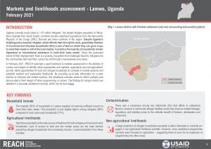 Markets and livelihoods assessment in Lamwo, Uganda, situation overview - February 2021