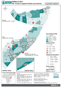 REACH Somalia Map Somalia STM PINHygiene 25SEP2019 A4