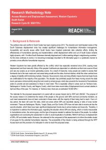 REACH_SSD_Methodology Note_Western Equatoria Assessment_August 2018