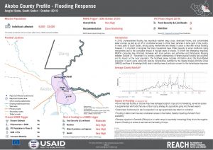 South Sudan Emergency Response - Flooding by County, 2019