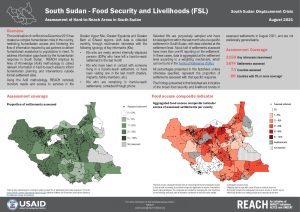 Assessment of Hard to Reach Areas, Food Security & Livelihoods, August 2021