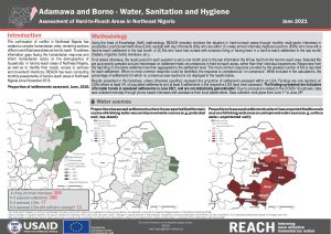 Humanitarian Situation Monitoring in Northeast Nigeria: WASH Factsheet, June 2021