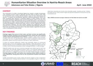 REACH Nigeria Humanitarian Situation Overview of Hard-to-Reach Areas of Adamawa and Yobe States