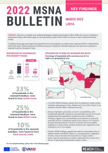 2022 Libyan population Multi-Sector Needs Assessment Bulletin