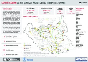 South Sudan – Joint Market Monitoring Initiative (JMMI) – August 2021 Factsheet