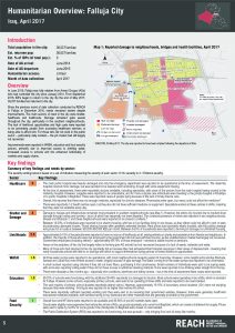 IRQ_Factsheet_Humanitarian Overview of Falluja_April 2017
