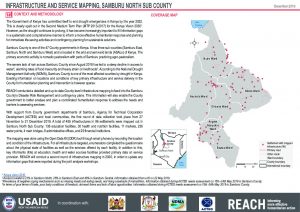 Infrastructure and service mapping factsheet, Samburu North Sub County, Kenya - December 2019