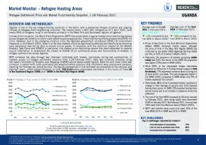 COVID-19 Market Monitoring in Refugee Hosting Areas Snapshot, 1-28 February 2021