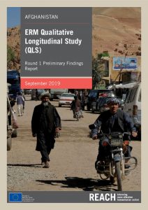 Emergency Response Mechanism (ERM): Qualitative Longitudinal Study (QLS) of Multi-Purpose Cash Assistance beneficiary households, round 1 preliminary findings report, Afghanistan - September 2019