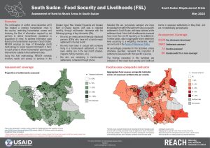 Assessment of Hard-to-Reach Areas: Food Security & Livelihoods, May 2022