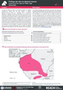 Profilage des sites de déplacés internes dans la commune de Téra, région de Tillabéri, Niger – Octobre 2020