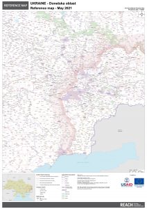 REACH UKR Map REF Donetska OverviewMap 31MAY2021 A0 EN