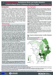 Hard to Reach (H2R) Situation Overview, Borno and Adamawa states, Nigeria, July - September 2020