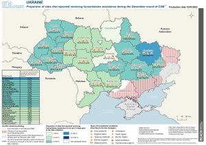 REACH Ukraine IDP Collective Sites Monitoring Map Assistance received (December 2022)