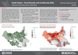 Assessment of Hard to Reach Areas, Food Security & Livelihoods, July 2021