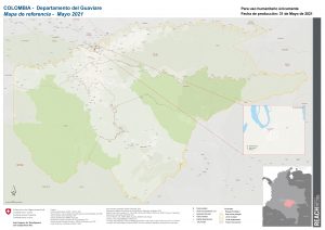 REACH Col Mapa de Referencia – Guaviare, Junio 2021