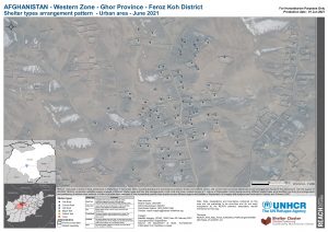 REACH AFG Map Feroz Koh District 2 Plot Arrangement Of Shelter Types 01Jun2021 A3