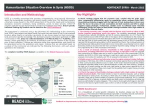 Humanitarian Situation Overview in Northeast Syria – March 2022