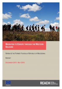 EU_Report_Migration to Europe through the Western Balkans, December 2015 - May 2016