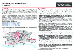 REACH_SYR_Ar-Raqqa city_Situation Overview V_25 September 2017
