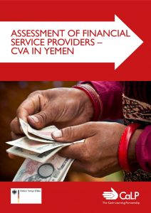 Assessment of Financial Service Providers and Cash & Voucher Assistance in Yemen