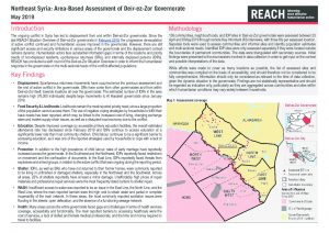 SYR_Situation Overview_Area-based Assessment of Deir Ez Zor Governorate_May 2019