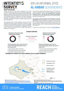 Intentions Survey: IDPs in Informal Sites, Iraq - October 2019