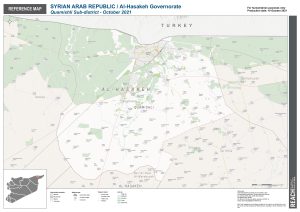 REACH Syria Reference Map Sub district Quamishli OCT2021 A1