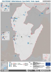 UGA_Map_Bidibidi_Zone 4 North Facilities_September 2018