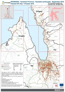 Indonesia - Sulawesi Earthquake - Potential IDP Sites - October 2018