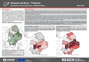 Hard to Reach Assessment in Northeast Nigeria, Protection Factsheet, March 2021
