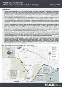 NGA_Situation Overview_Pulka Displacement_February 2018