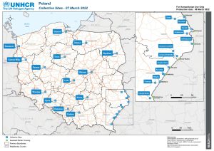 Poland Collective Sites Map (7 Mar 2022)