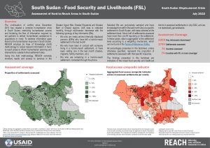 Assessment of Hard to Reach Areas: Food Security & Livelihoods, July 2022