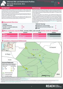 Deir-ez-Zor Informal Settlement Profiles, Northeast Syria, May 2022