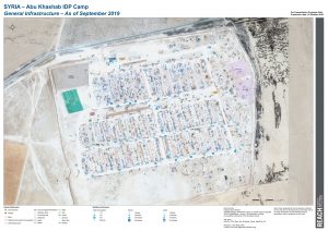 Abu Khashab Camp Infrastructure Map A0, Northeast Syria – September 2019