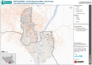 REACH SSD WASH Infrastructure Waterpoint Function Map, Juba