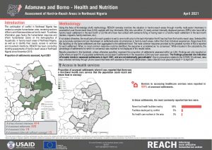 Hard-to-Reach Assessment in Northeast Nigeria: Health factsheet - April 2021