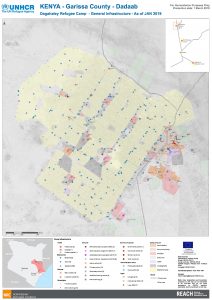 Dagahaley Refugee Camp - General Infrastructure - As of JAN 2019