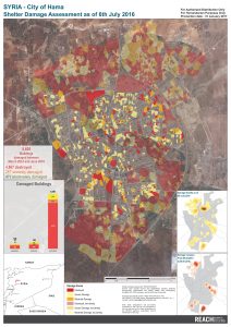 REACH SYR Map Hama City Damage Assessment January 2016