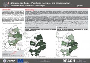 Hard-to-Reach Assessment in Northeast Nigeria: Population Movement and Communication factsheet - April 2021